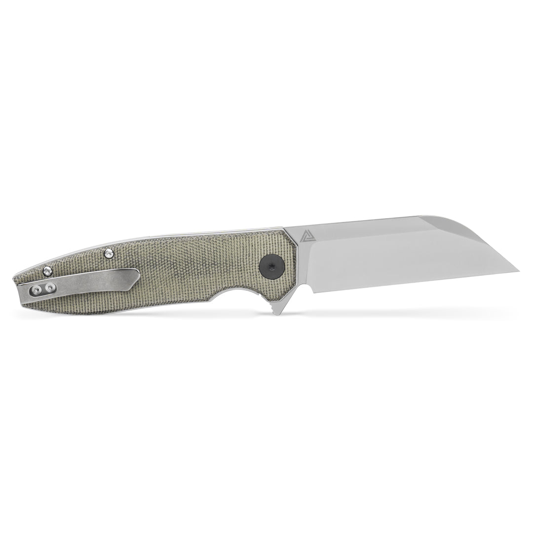 KARAK Folding Knife – Olive Green Micarta | SIG SAUER x EIKONIC