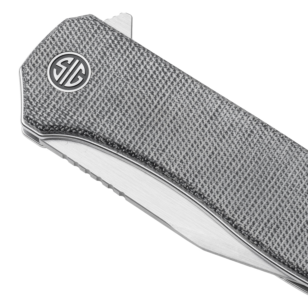 XIPHOS | Grey Black | Micarta | Nitro-V – EIKONIC Knife Company